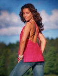 OM Leinen-Longtop, fuchsie XL OM Leinen-Longtop, fuchsie XL