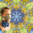 BLAUER MOHN, der Schlauchschal BLAUER MOHN, der Schlauchschal