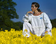 Lotus OM Shirt, weiß L/XL Lotus OM Shirt, weiß L/XL