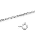 Hals-Kette Panzer-Kette 45cm Silber Hals-Kette Panzer-Kette 45cm Silber